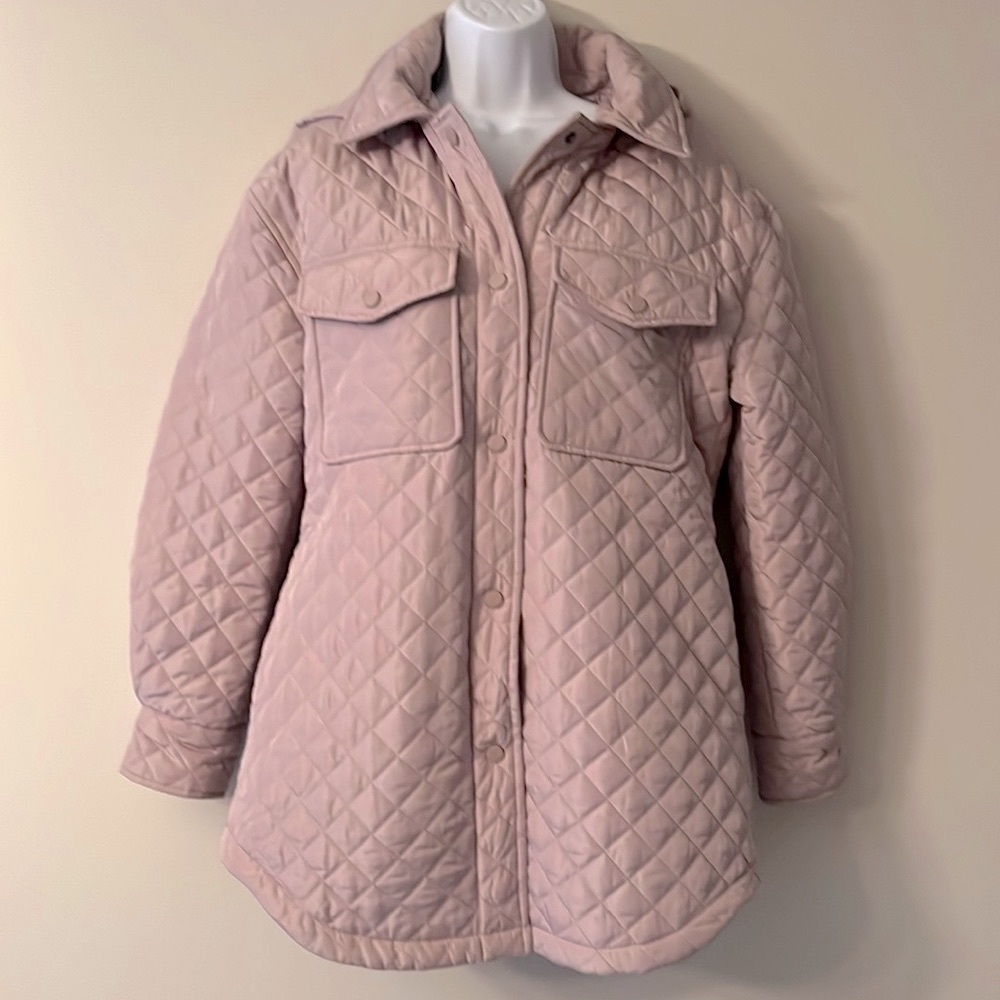 NWOT Lucky Brand quilted hooded jacket M
